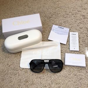 Black Chloe Adonis Sunglasses